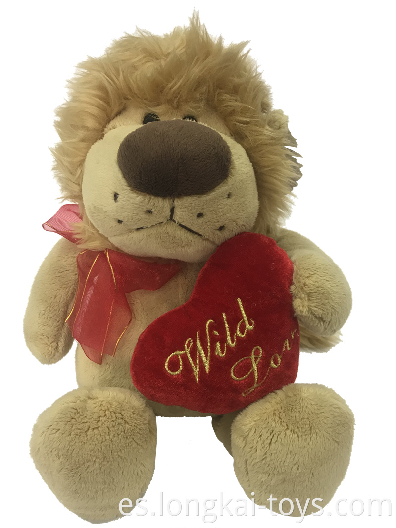 Stuffed Lion For Valentine Day